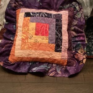 Patchwork Accent Pillow - Multicolor